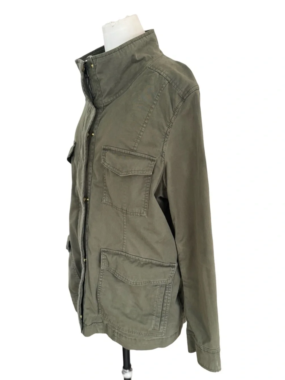 BANANA REPUBLIC - Classic utility jacket flight jacket Green XL